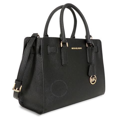 michael kors dillon satchel black|Michael Kors black shoulder handbags.